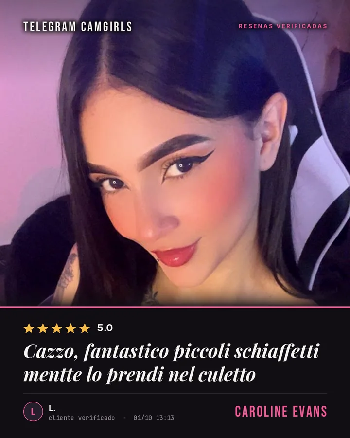 Caroline Evans🩷🎀 verified review: Cazzo, fantastico   piccoli schiaffetti mentte lo prendi nel culetto
