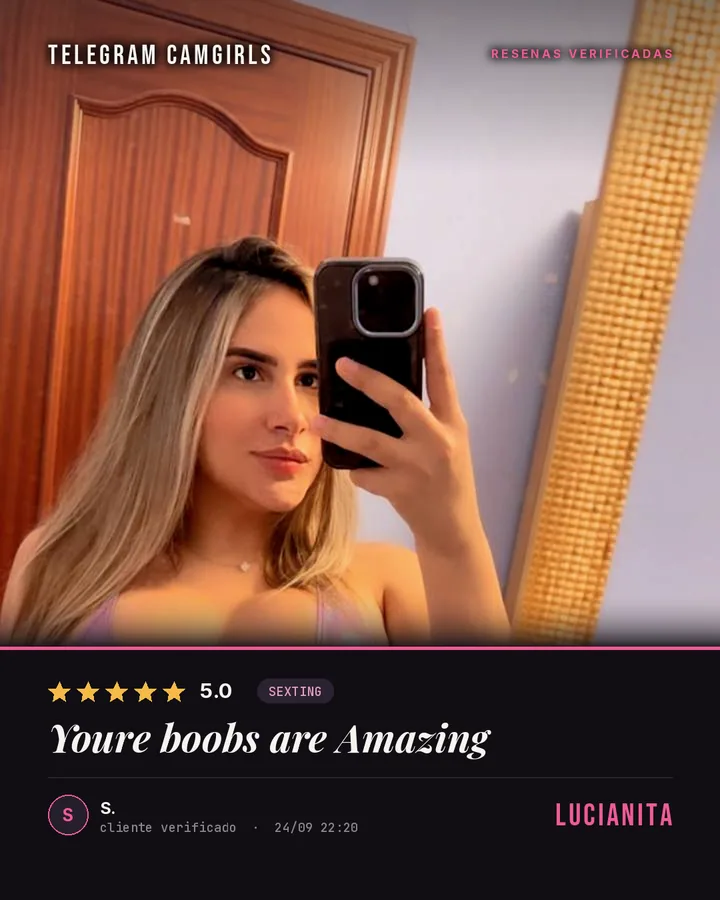 Lucianita verified review: Youre boobs are Amazing