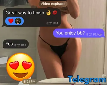 Telegram sexting review, real chat screenshot 10 with a verified girl
