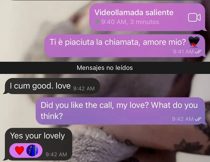 Real Telegram sexting chat screenshot 1