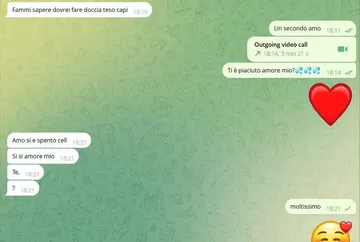Telegram sexting review, real chat screenshot 17 with a verified girl