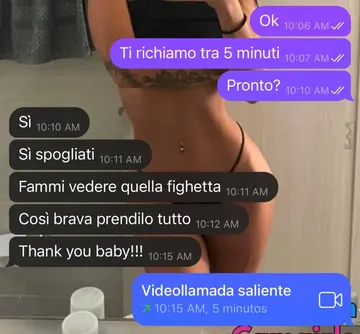 Telegram sexting review, real chat screenshot 18 with a verified girl