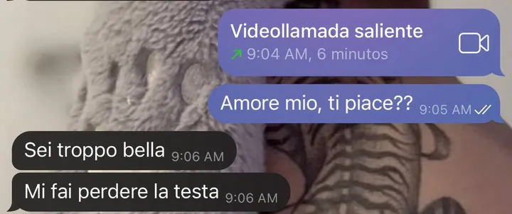 Real Telegram sexting chat screenshot 2