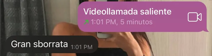 Real Telegram sexting chat screenshot 2
