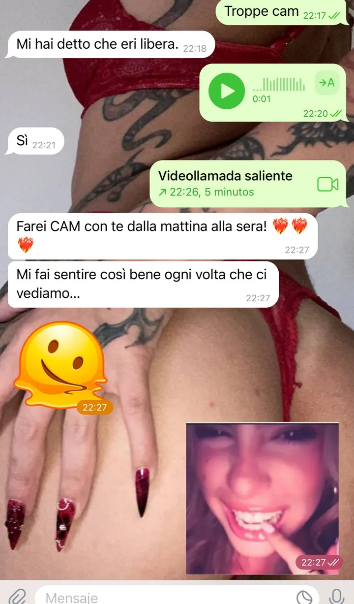 Real Telegram sexting chat screenshot 3