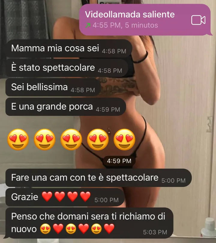 Real Telegram sexting chat screenshot 4