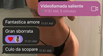 Telegram sexting review, real chat screenshot 67 with a verified girl