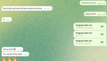 Telegram sexting review, real chat screenshot 78 with a verified girl