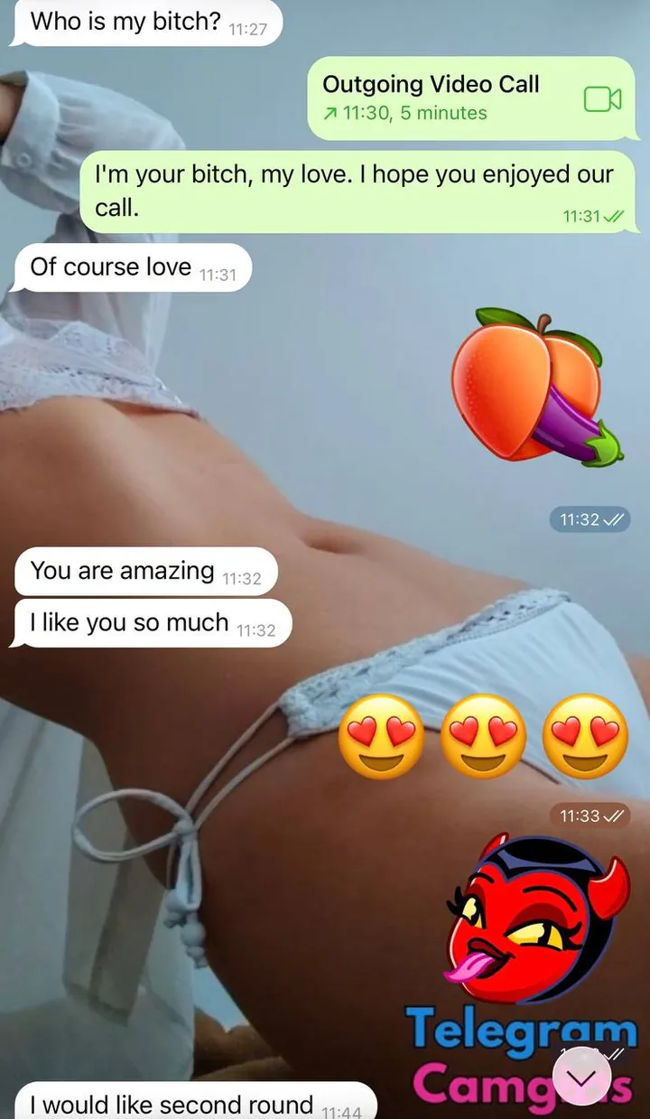 Real Telegram sexting chat screenshot 6