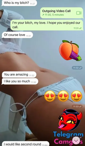 Telegram sexting review, real chat screenshot 89 with a verified girl