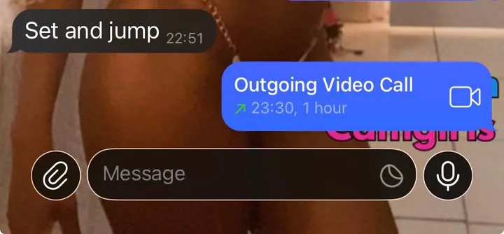 Real Telegram sexting chat screenshot 6