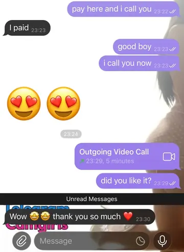 Telegram sexting review, real chat screenshot 91 with a verified girl
