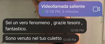 Telegram sexting review, real chat screenshot 92 with a verified girl