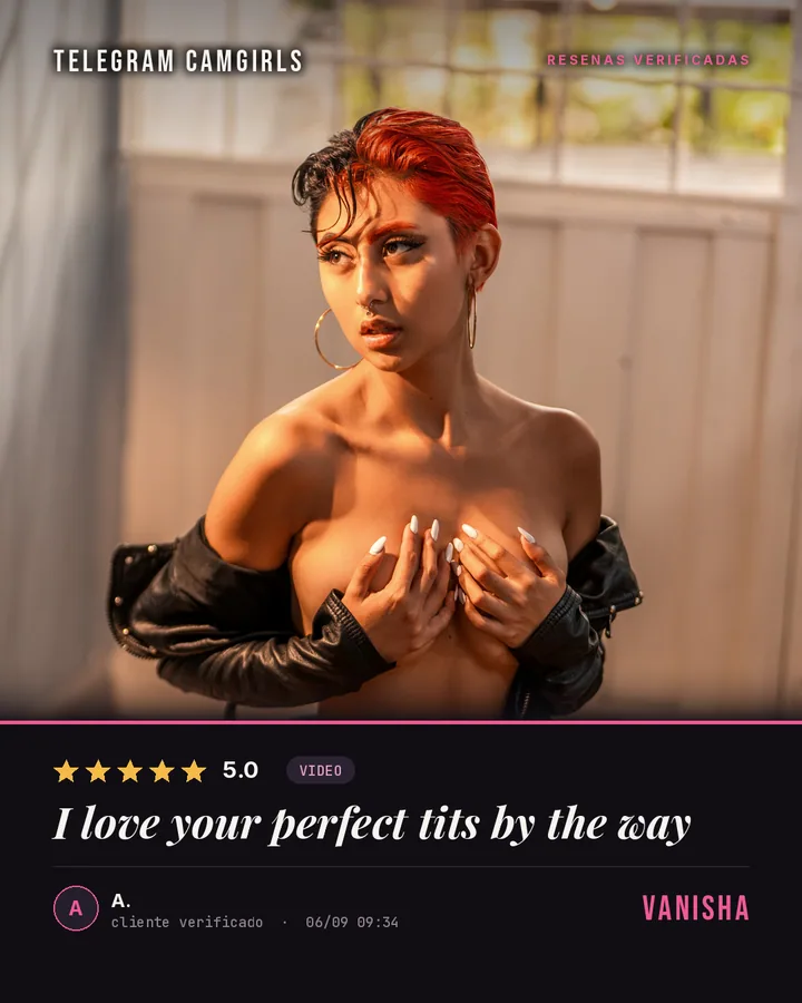 Vanisha verified review: I love your perfect tits by the way